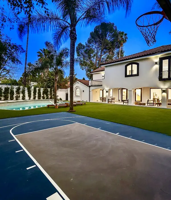 lost angels basketball court front house