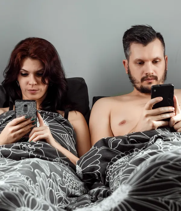 lost angels man woman laying bed sex porn addiction