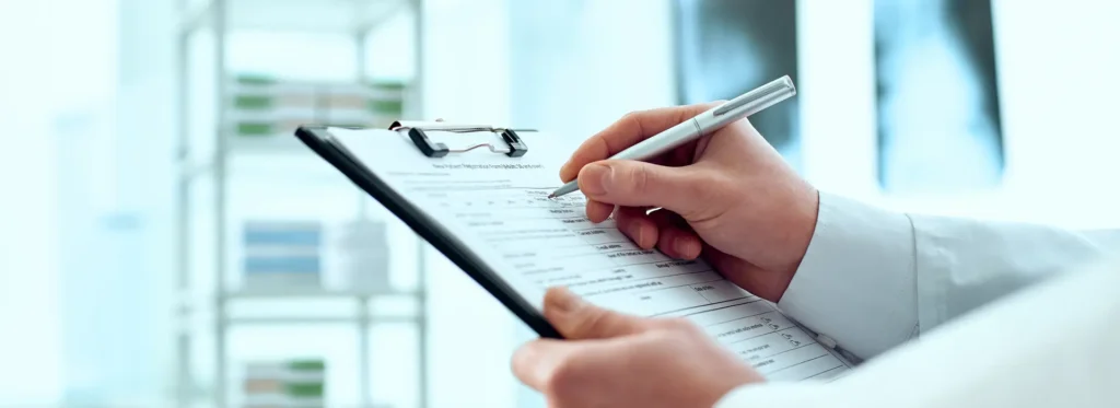 lost angels prescription drug doctor holding clipboard pen