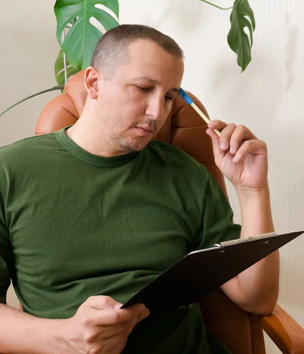 lost angels prescription drug man sitting chair pen book